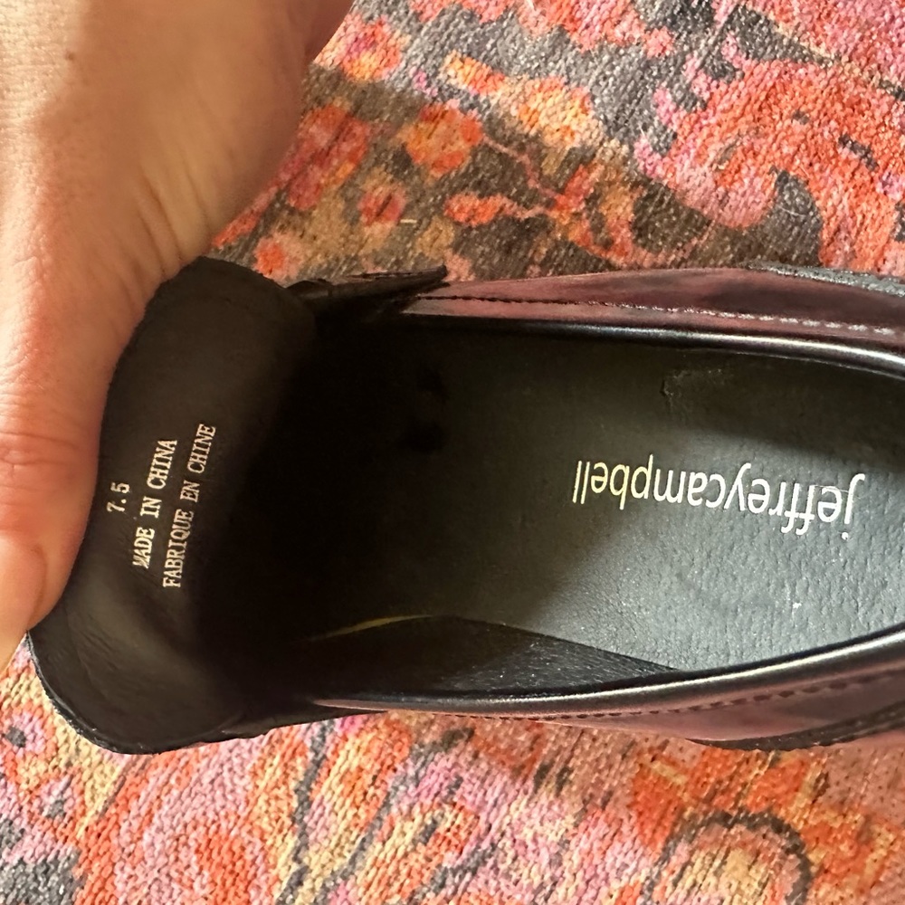 Jeffrey Campbell recess black and silver